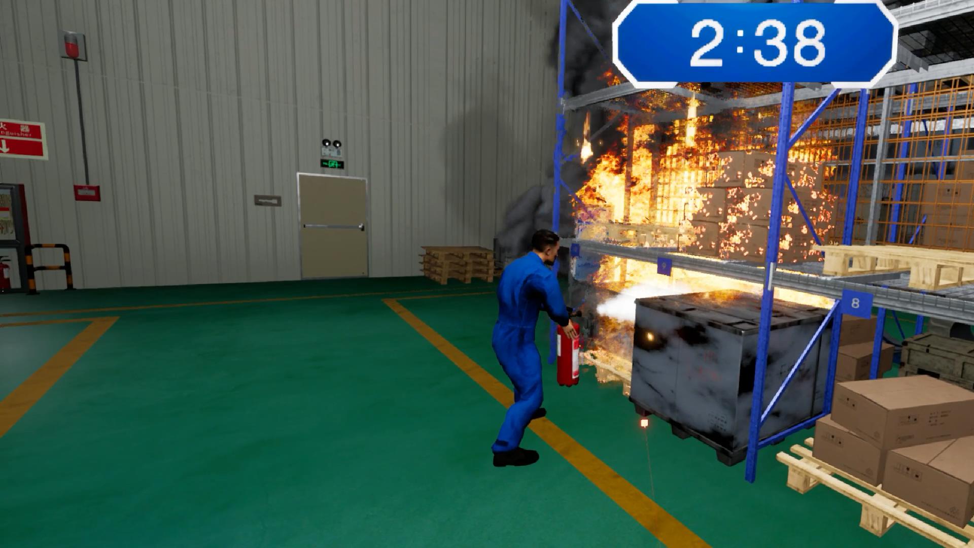 VR班组消防模拟